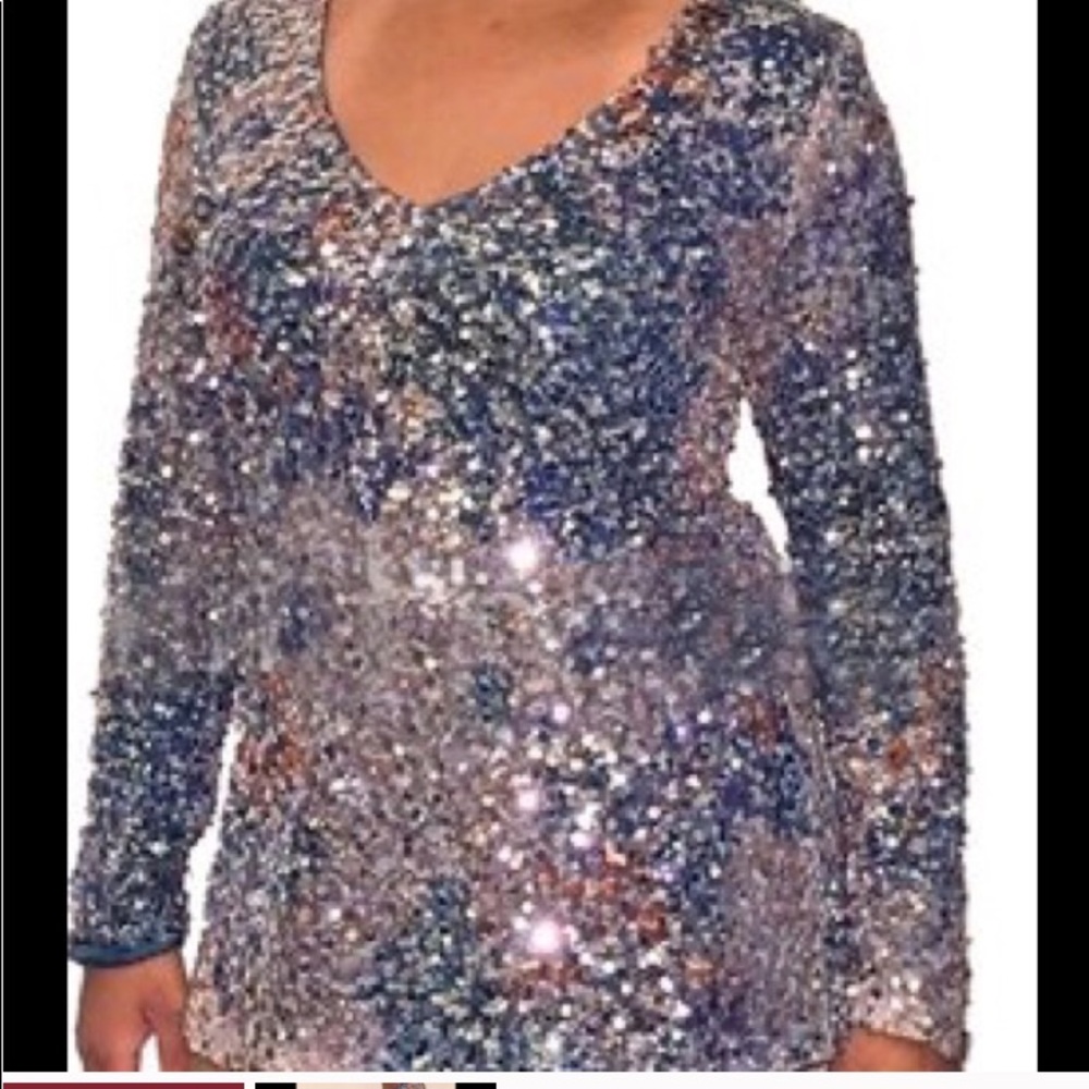 Sequins Mini Dress PERFECT FOR HOLIDAYS